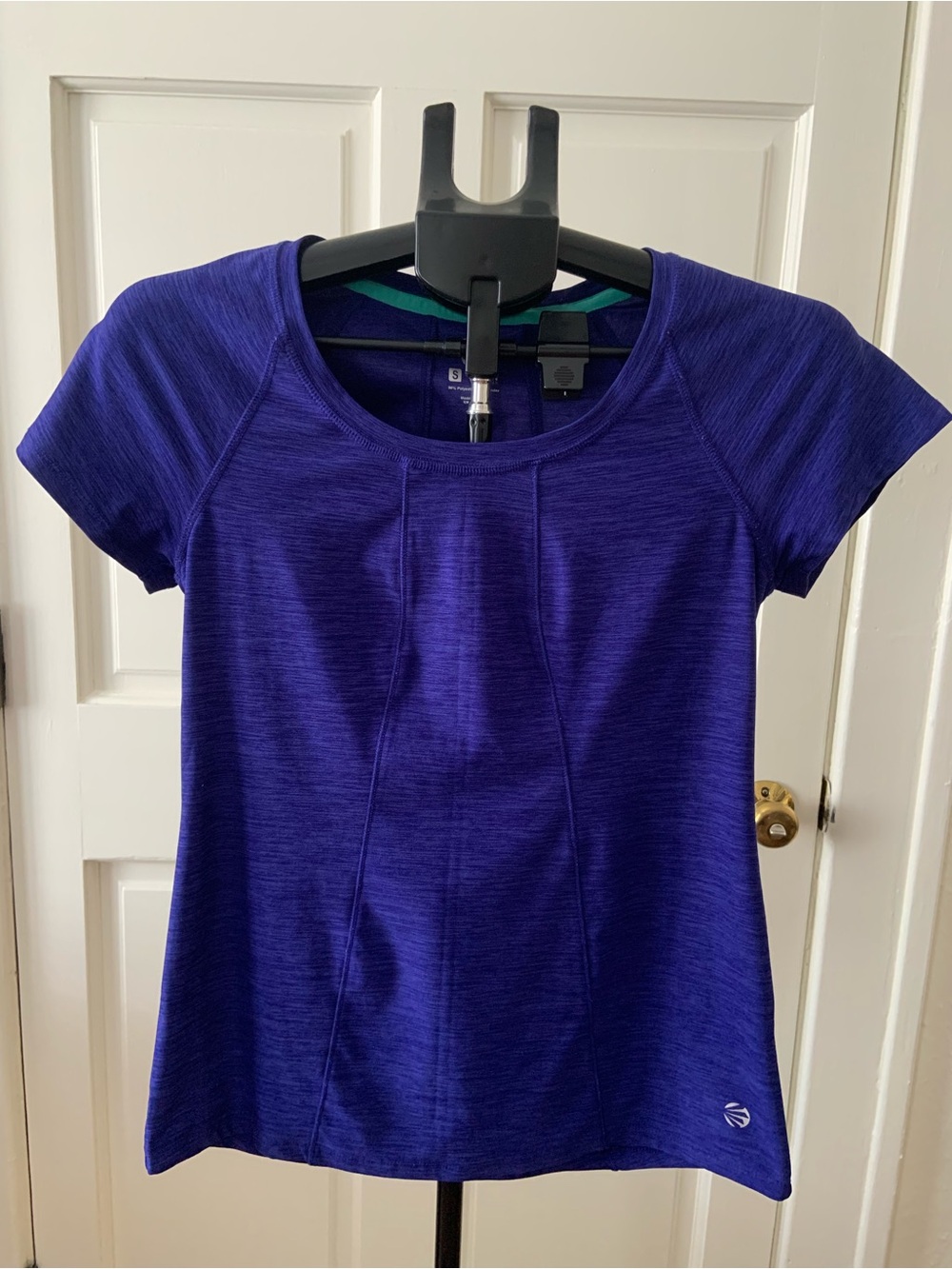 Impact Women's Purple Short Sleeve Active Tee Size Small
